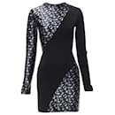 David Koma butterfly floral print mini dress - Autre Marque