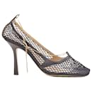 Bottega Veneta Daniel Lee net mesh chain heel