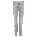 Saint Laurent stone washed skinny jeans