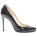 Christinan Louboutin patent rounded point classic stiletto pump - Christian Louboutin