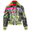Gucci Floral Jacquard Mink Fur Collar Bomber Jacket