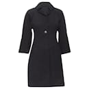 Dolce & Gabbana paisley jacquard crystal button coat