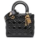 Dior Black Small Crinkled Patent Cannage My ABCDior Lady Dior