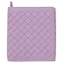 Bottega Veneta Intrecciato Wallet in Violet Leather