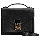 Louis Vuitton Epi Monceau 2WAY Bag Black