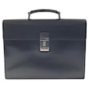 Prada Saffiano Leather Briefcase Black