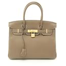 Hermes Birkin 30 Togo Handbag Brown - Hermès