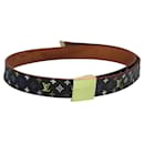 LOUIS VUITTON Multicolor Ceinture Care Belt 33.5""-37.4"" M9271 LV Auth bs22602 - Louis Vuitton