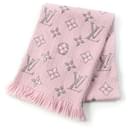Louis Vuitton Logo Mania Shine Wool Silk Scarf