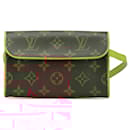 Pochette Florentine Monograma Marrom Louis Vuitton