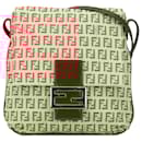 Fendi Brown Zucchino Canvas Crossbody