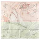 Hermès Pink Tuiga Silk Scarf