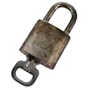LOUIS VUITTON Padlock metal Silver LV Auth bs22362 - Louis Vuitton