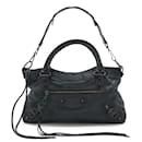 Balenciaga Fast Handbag in Gray Leather