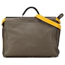 Fendi Brown Large Selleria Peekaboo Iconic Satchel