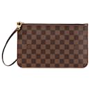Louis Vuitton Brown Damier Ebene Neverfull Pouch