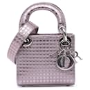 Dior Purple Micro Patent Microcannage Lady Dior