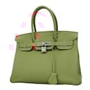 Hermes Birkin 30 Handbag in Rosy Togo Leather - Hermès