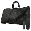 Louis Vuitton Boston Bag Monogram Eclipse Keepall Bandouliere 45