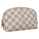 LOUIS VUITTON Damier Azur Pochette Cosmetic PM Pouch N60024 LV Auth 114570 - Louis Vuitton