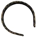 Fendi Brown Zucca Canvas Headband