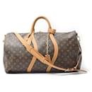 Louis Vuitton Monogram Keepall Bandouliere 50 Bag