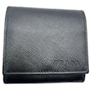 Prada Saffiano Leather Coin Case 2M1287
