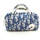 Christian Dior Mini Handbag Blue White Trotter