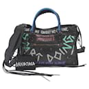 Balenciaga Classic City Graffiti Shoulder Bag