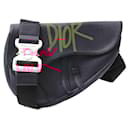 Dior Leather Saddle Bag Stussy Collaboration