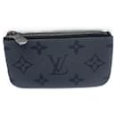 Louis Vuitton Monogram Eclipse Coin Case Keyring