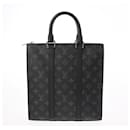 Louis Vuitton Monogram Eclipse Sac Plat Cross Tote