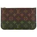 Louis Vuitton Brown Monogram Neverfull Pouch