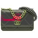 Chanel Pink Quilted Lambskin 19 Wallet on Chain