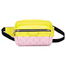 Bumbag externo Monogram Taiga amarelo Louis Vuitton