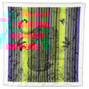 Hermès Red Jungle Love Rainbow Silk Scarf