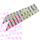 Hermès Pink Brides De Gala Bayaderes Twilly Silk Scarf