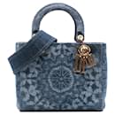 Dior Blue Medium Denim KaleiDiorscopic Lady Dior