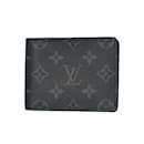 Louis Vuitton Portefeuille Slender Monogram Eclipse Bi-fold Wallet