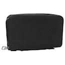 LOUIS VUITTON Taiga Zippy XL Long Wallet Black M44275 LV Auth am7850 - Louis Vuitton