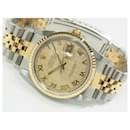 ROLEX Datejust SS xYG combination ivory pyramid Roman 16233 W series Mens - Rolex