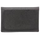 Hermes Calvi Card Case in Black Chevre Leather - Hermès