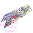 Hermès Pink Epaulettes de Gala Silk Twilly Scarf
