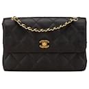 Chanel Brown CC Quilted Calfskin Wild Stitch Flap