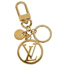 Louis Vuitton Gold Keyring Portocle LV Circle M68000