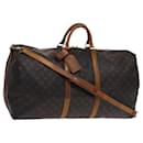 LOUIS VUITTON Monogram Keepall Bandouliere 60 Boston Bag M41412 LV Auth 113020 - Louis Vuitton