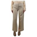 Neutral wide-leg trousers - size S - Autre Marque
