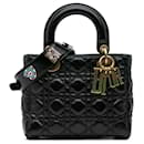 Dior Black Small Crinkled Patent Cannage My ABCDior Lady Dior