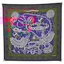 NEUF FOULARD HERMES ZENOBIE REINE DE PALMYRE A. FAIVRE CARRE 90 SOIE SCARF - Hermès