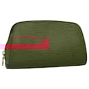 LOUIS VUITTON Epi Dauphine PM Pouch Castilian Red M48447 LV Auth am7748 - Louis Vuitton